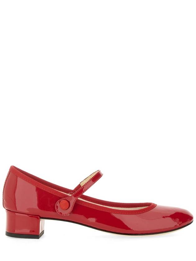 Women's Rose Mary Jane Middle Pumps Red - REPETTO - BALAAN 2