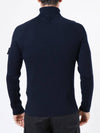 Men's Wappen Turtleneck Dark Blue - STONE ISLAND - BALAAN 4