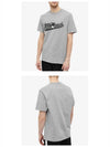 Varsity Fox Short Sleeve T-Shirt Gray - MAISON KITSUNE - BALAAN.