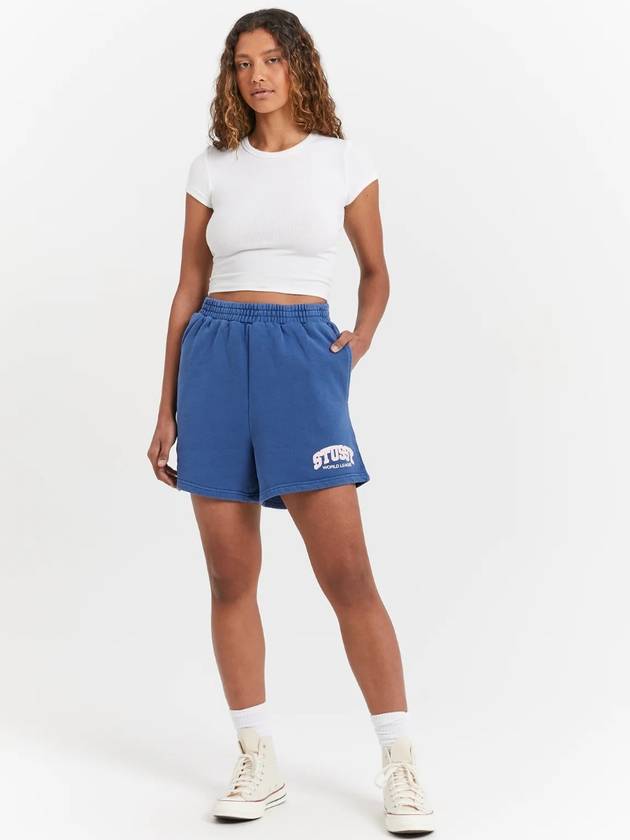 AU Australia World League Shorts ST135600 Pigment Blue WOMENS AU6 XS AU8 S - STUSSY - BALAAN 2