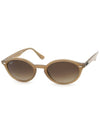 Eyewear Oval Frame Sunglasses Brown - RAY-BAN - BALAAN 2