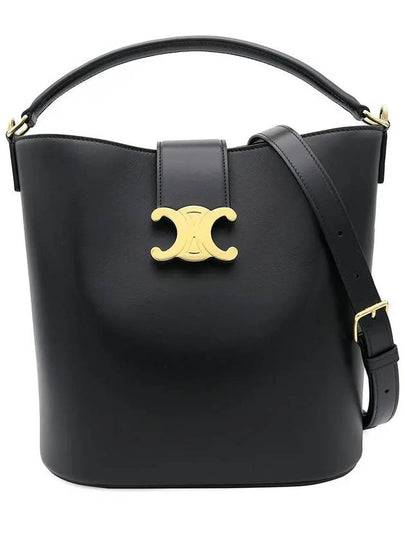 Medium Louise Bag Smooth Calfskin Shoulder Bag Black - CELINE - BALAAN 2