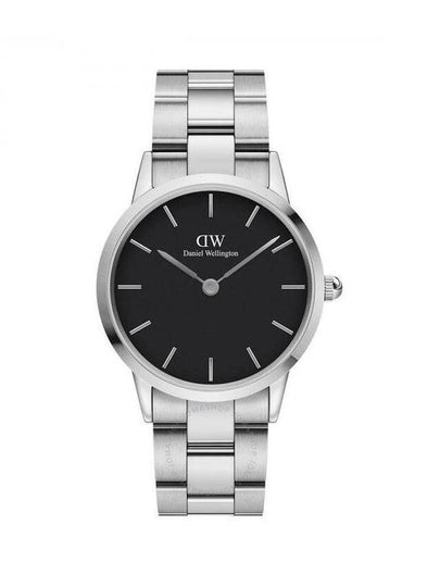 Iconic Link Watch Silver Black - DANIEL WELLINGTON - BALAAN 2