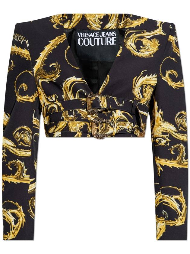 Versace Jeans Couture Short Blazer, Women's, Black - VERSACE - BALAAN 1