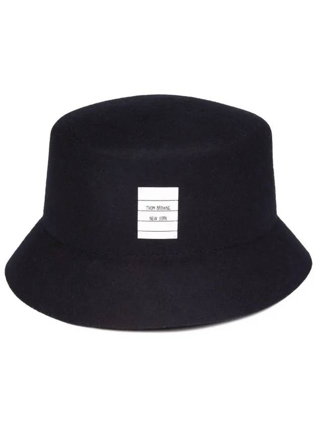 Logo Patch Felt Bucket Hat MHC333A 07674 - THOM BROWNE - BALAAN 1