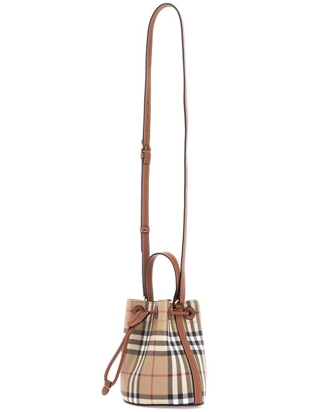 Check Bucket Bag Beige - BURBERRY - BALAAN 4