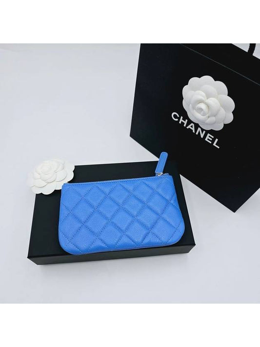 Mini Pouch Small Classic Blue A82365 - CHANEL - BALAAN 2