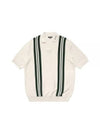 Health SeekersGolfers Perennial Striped Knit OFfwHITE M3313LKT04OWT - MALBON GOLF - BALAAN 1