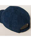 Logo Denim Ball Cap Navy - MIU MIU - BALAAN 3