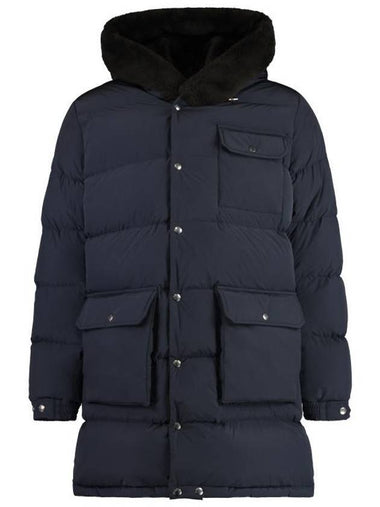 Rowan Long Down Padding Navy - MONCLER - BALAAN 1