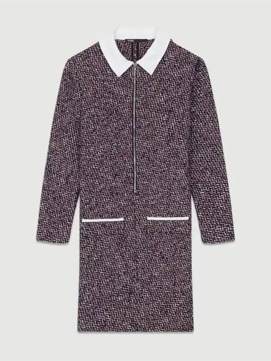 Tweed onepiece dress MFPRO01163 - MAJE - BALAAN 1