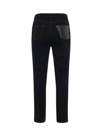 Anagram Pocket Tapered Jeans Black - LOEWE - BALAAN 2