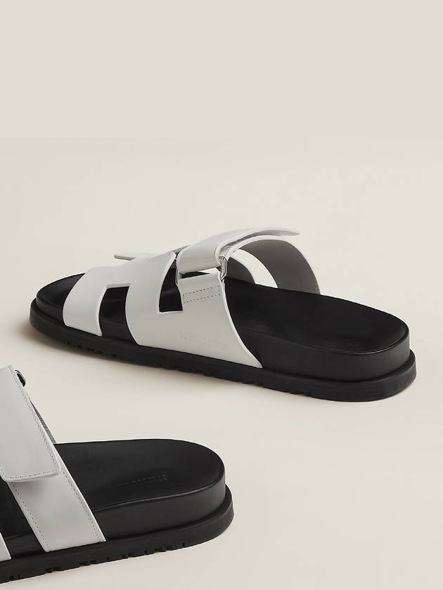 Chypre Calfskin Sandals Blanc - HERMES - BALAAN 7