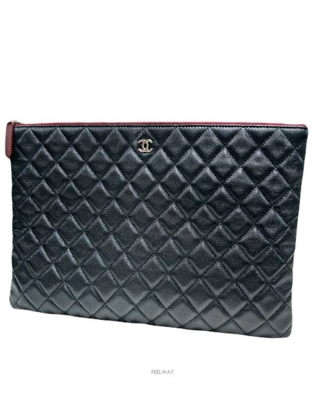 Caviar Classic Clutch Bag Large 24th - CHANEL - BALAAN 4