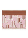 3D Logo Print Card Wallet Pink - LANVIN - BALAAN 1