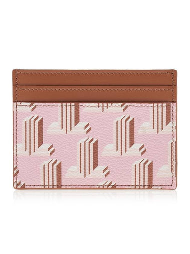 3D Logo Print Card Wallet Pink - LANVIN - BALAAN 1