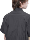 Women s SSHS CH Seersucker String Half Shirt Charcoal - CHANCE'S NOI - BALAAN 10