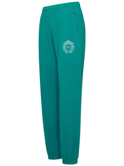 Sporty & Rich Green Cotton Sporty Pants - SPORTY & RICH - BALAAN 2