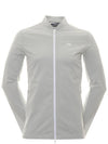 Jeff Hybrid Logo Zip-Up Jacket Grey - J.LINDEBERG - BALAAN 2