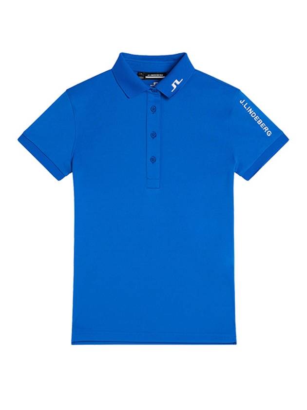 Tour Tech Short Sleeve Polo Shirt Blue - J.LINDEBERG - BALAAN 3