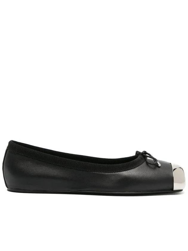 Metal Toe Ballerina Flats Black - ALEXANDER MCQUEEN - BALAAN 2