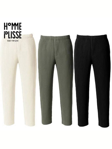 Homme Plissé Monthly Color Pants JF134 - ISSEY MIYAKE - BALAAN 1