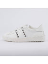 Rockstud Low Top Sneakers White - VALENTINO - BALAAN 4