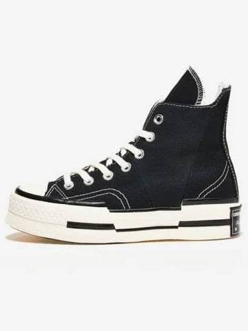 Shoes Sneakers Running Comfortable Chuck 70 Plus Black High EGRET - CONVERSE - BALAAN 1