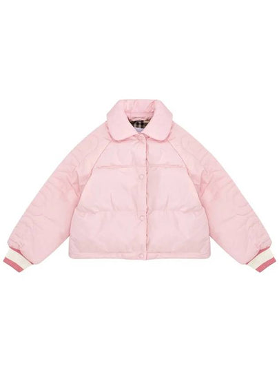 Kids Logo Quilted Padding Light Pink 8069477 - BURBERRY - BALAAN 2