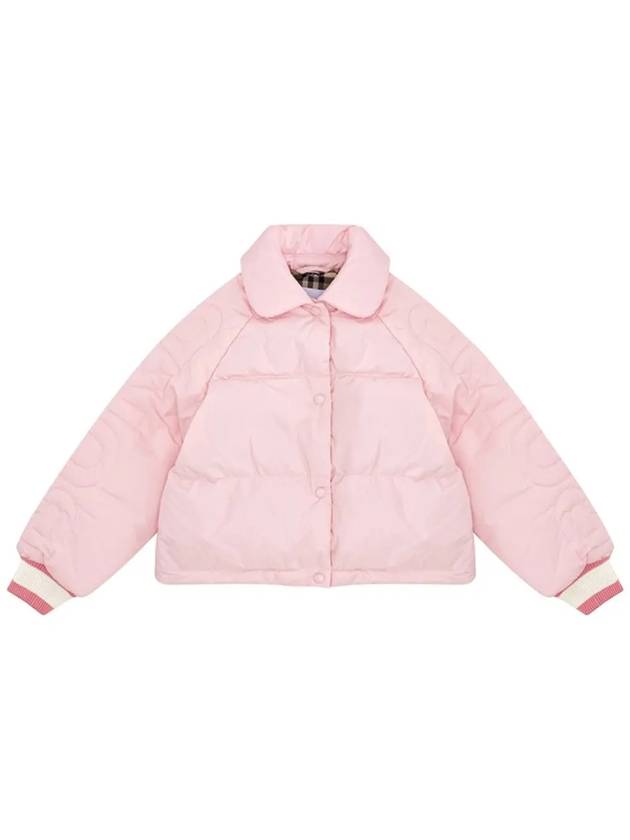 Kids Logo Quilted Padding Light Pink 8069477 - BURBERRY - BALAAN 2