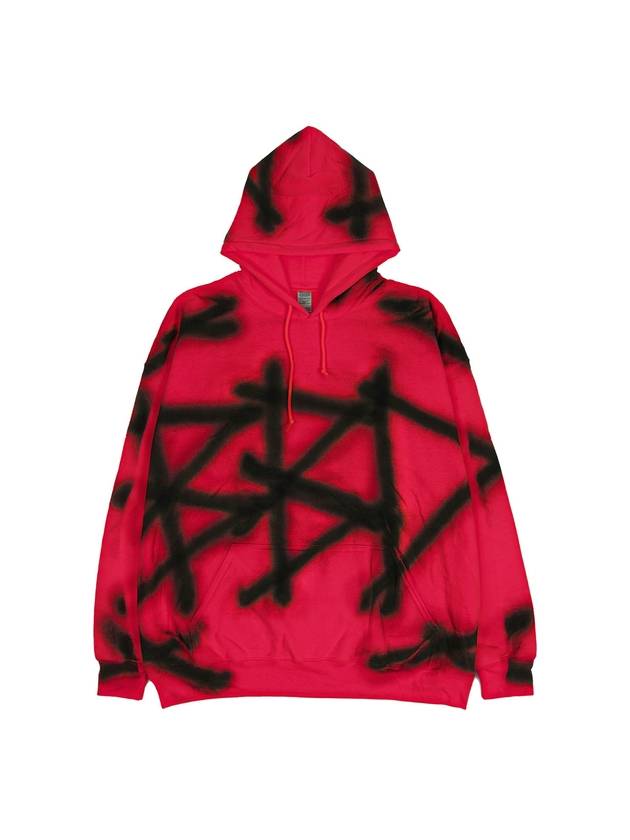 BBD Sprayed Custom Hoodie Gildan Ver Red - BLACKBLOND - BALAAN 2