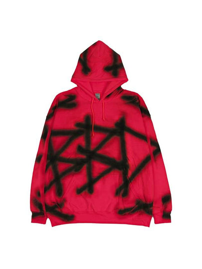 BBD Sprayed Custom Hoodie Gildan Ver Red - BLACKBLOND - BALAAN 2