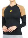 Women's Sienna Slim Fit Golf Long Sleeve T-Shirt Black - J.LINDEBERG - BALAAN 6