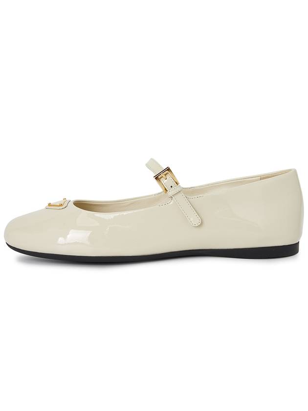 Patent Leather Ballerinas White - PRADA - BALAAN 4