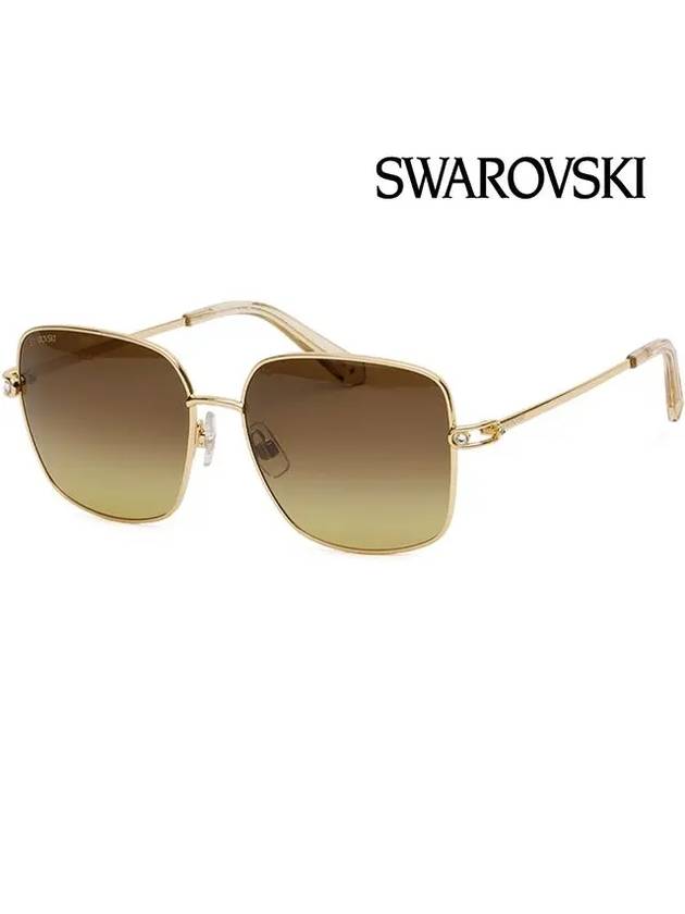 Sunglasses SK313 30F Square Overfit Women - SWAROVSKI - BALAAN 1