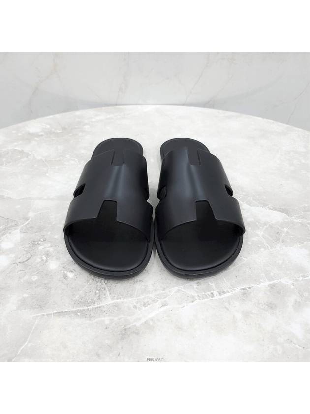 Lux You New Product 41 Izmir Sandal Slippers Black H041141ZH01 - HERMES - BALAAN 2