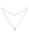 thin line flat ORB pendant necklace gold - VIVIENNE WESTWOOD - BALAAN.