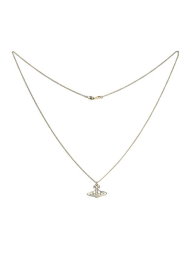 Thin Lines Flat ORB Necklace Gold - VIVIENNE WESTWOOD - BALAAN 1