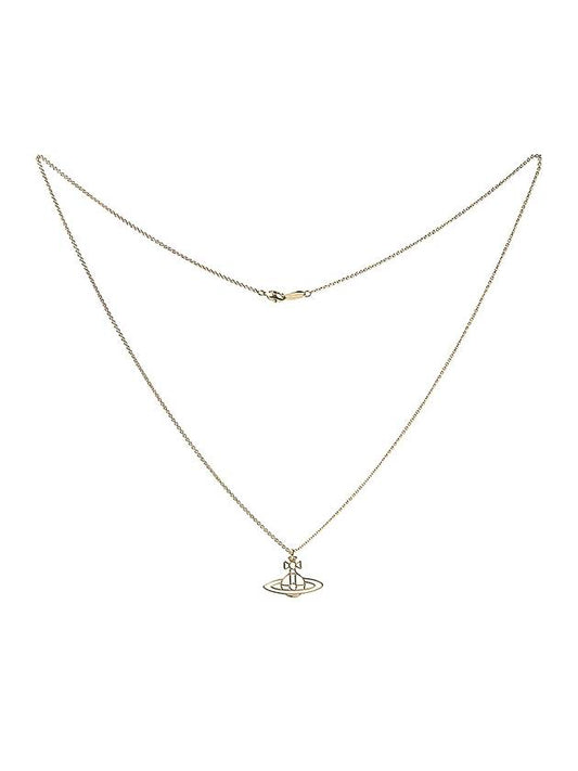 Thin Lines Flat ORB Necklace Gold - VIVIENNE WESTWOOD - BALAAN 1