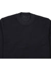 Ghost Piece Cotton Jersey Crew Neck Sweatshirt Black - STONE ISLAND - BALAAN 4