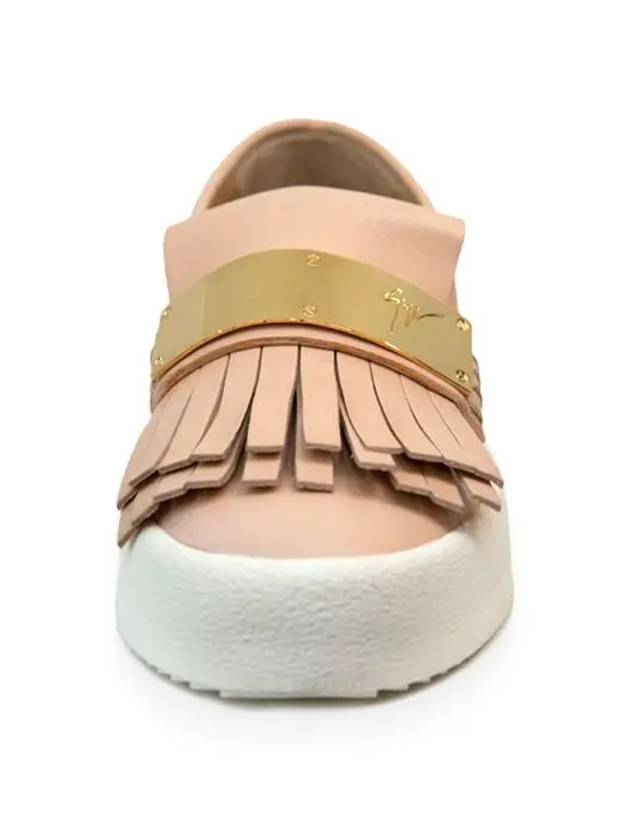 Fringe gold slip on baby pink RW6061 - GIUSEPPE ZANOTTI - BALAAN 3