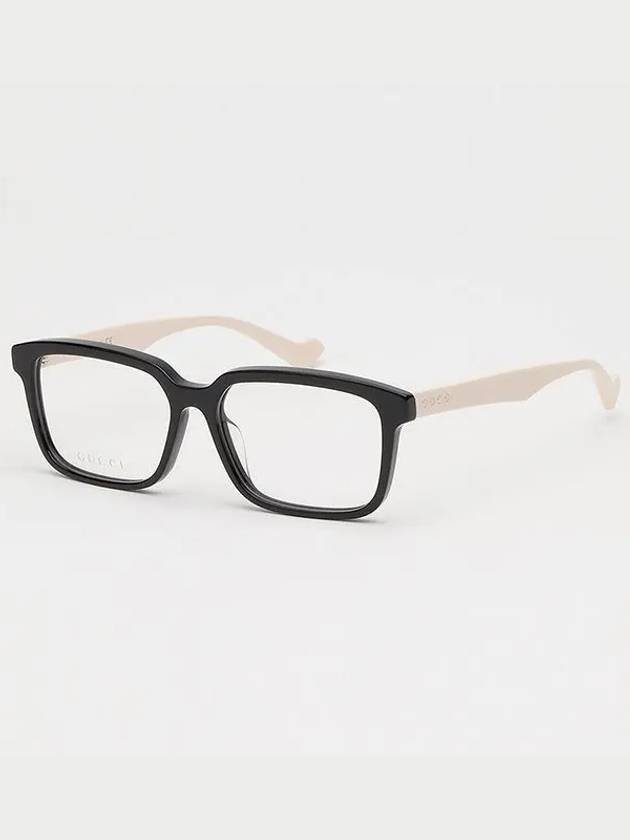 Eyewear Square Acetate Eyeglasses Black - GUCCI - BALAAN 6