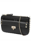 Rockstud Shoulder Bag Black - VALENTINO - BALAAN 2