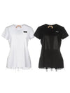 Silk lace back women's short sleeve tshirt F081 4152 - Nº 21 - BALAAN 1