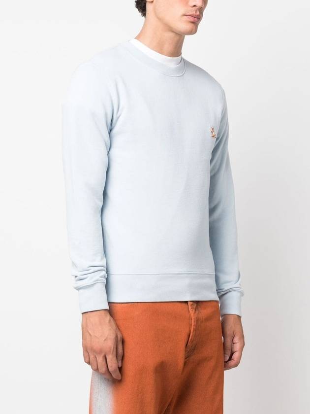 Chillax Patch Regular Sweatshirt Sky Blue - MAISON KITSUNE - BALAAN 4