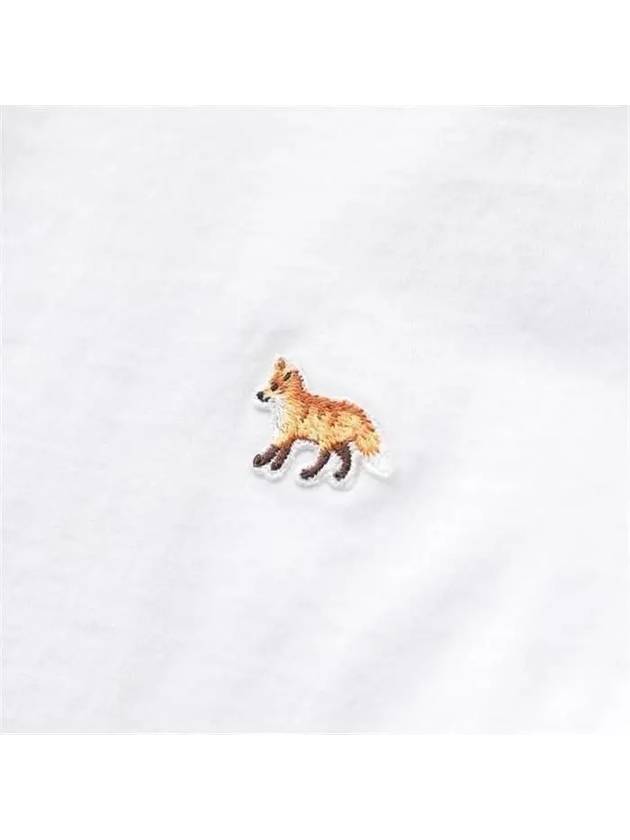 Baby Fox Patch Regular Short Sleeve T-Shirt White - MAISON KITSUNE - BALAAN 8