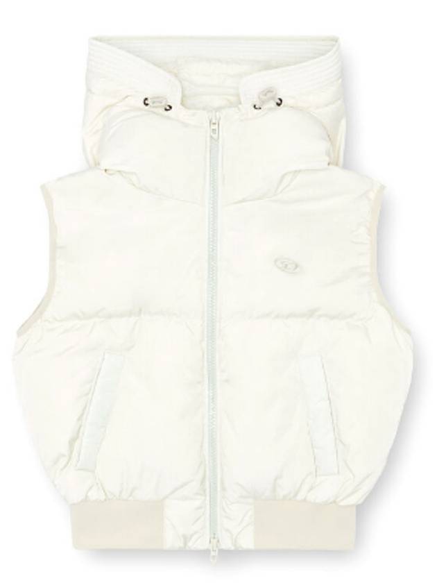 W Peyt SSL New P1 Padded Vest White - DIESEL - BALAAN 1