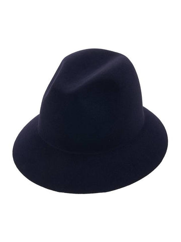 My Journey Hare Hair Baby Cashmere Fedora Navy - LORO PIANA - BALAAN 1