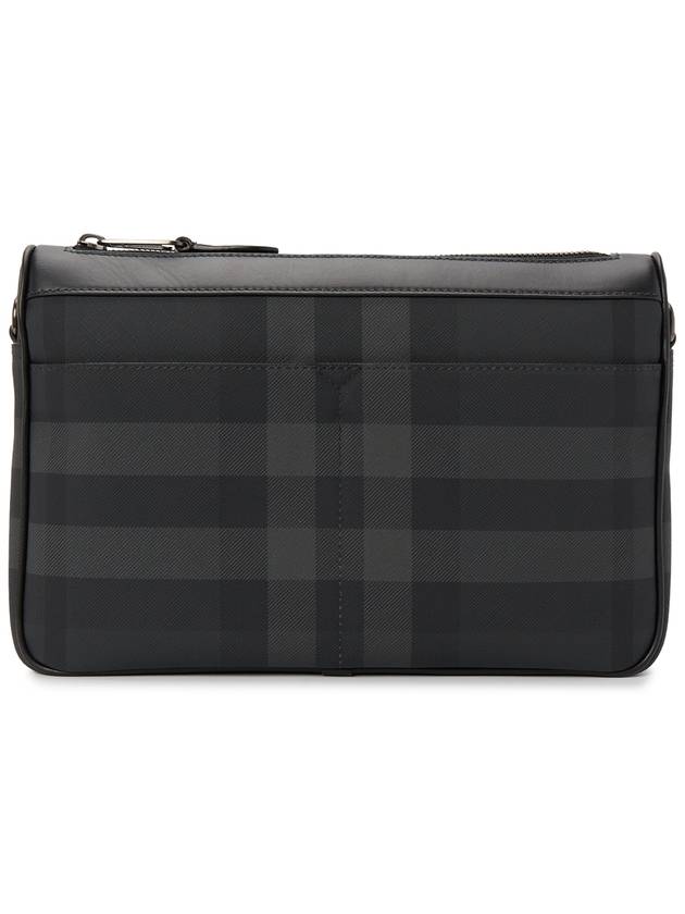 Rambler Check Cross Bag Charcoal - BURBERRY - BALAAN 5