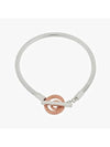 Signature Two-Tone T-Bar Snake Bracelet Silver - PANDORA - BALAAN 3